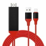 Ouismart cble adaptateur pour ipad iphone 11 x xs 6 7 8 vers hdmi tv av - connecteur polyvalent pour ...