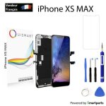 Ouismart ecran tft incell lcd vitre tactile sur chassis pour iphone xs max noir + outils + 1vr
