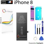 Kit batterie - ouismart - iphone 8 - 1821 mah - noir - accessoire compatible Kit batterie - ouismart - iphone 8 - 1821 mah - noir - accessoire compatible