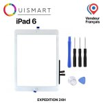 Vitre tactile - ouismart - ipad 6 - blanc - remplacement - restauration de clart