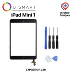 Vitre tactile - ouismart - ipad mini 1 - pr� assembl�e - outils inclus - noir