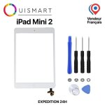 Vitre tactile - ouismart - ipad mini 2 - pr assemble - blanc - remplacement sans outils