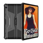 Oukitel rt5 tablette tactile robuste 8go ram + 256go rom 10. 1cran batterie 10000mah tablette pc double ...