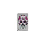 Out of the blue - briquet essence  clapet rechargeable / motif crne mexicain (calavera) / 6 modles ...