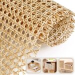 Rouleau de cannage - outad - 40x250 cm - rotin naturel - flexible - d�coration maison