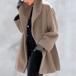 Outdoor manteau femme longueue lgant couleur unie grande taille femmes parka veste automne hiver marron ...