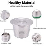 Outil de caf pour nespresso machine  caf rutilisable capsule de caf rechargeable