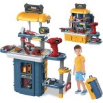 Outils et etabli enfants marsee 46 pices incluant perceuse et outils de travail jeu dimitation ducatif ...