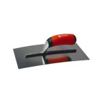 Outil de finition des joints - sofop - platoir lame inox courbe - 28 x 12 cm