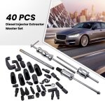 Outil master dextraction dinjecteur diesel 40pcs pour extracteur dinjecteur for vw for bmw for ford