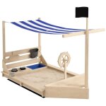 Outsunny - bac à sable - bois de sapin - 180x103x144. 5cm - bois naturel Outsunny - bac à sable - bois de sapin - 180x103x144. 5cm - bois naturel