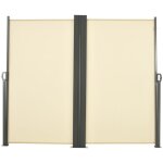 Outsunny - brise vue - polyester - 600x10x180cm - crme