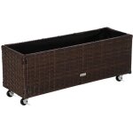 Outsunny jardinire sur pieds carr potager surlev bac  fleurs extrieur jardin tissu non - tiss ...