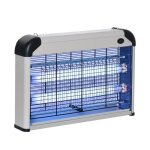 Outsunny lampe uv anti - insectes anti moustique tue mouche lectrique destructeur dinsectes 20 w noir ...