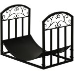 Outsunny range bûches porte - bûches range rack à bûches support étagère à bois de cheminée charge max. ... Outsunny range bûches porte - bûches range rack à bûches support étagère à bois de cheminée charge max. ...
