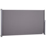 Outsunny - brise vue - polyester - 300x160cm - gris