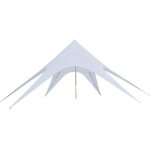 Outsunny tente de jardin xxl en �toile b�che anti - pluie voile dombrage toile de camping 10 x 10 x 4 ...