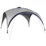 Outsunny - tente - polyester - 400x400x250cm - gris