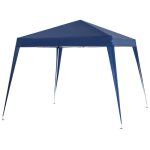 Outsunny - tonnelle - mtal - 240x240x250cm - bleu