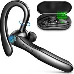 Outuotwq oreillette bluetooth sans fil main libre bluetooth 5. 3 avec 2 enc micro rduction de bruit ...