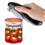 Ouvre - boîte électrique à simple pression - plat et lisse pour toutes les tailles de boîtes de conserve ... Ouvre - boîte électrique à simple pression - plat et lisse pour toutes les tailles de boîtes de conserve ...