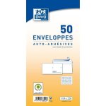 Enveloppes auto - adhésives - oxford - 50 pièces - 22 x 11 cm - 80g - blanc Enveloppes auto - adhésives - oxford - 50 pièces - 22 x 11 cm - 80g - blanc