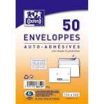 Enveloppes pré casées auto - adhésives - oxford - 162 cm x 114 cm - 80g - 50 unités Enveloppes pré casées auto - adhésives - oxford - 162 cm x 114 cm - 80g - 50 unités