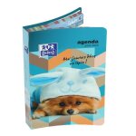 Oxford agenda 100738350 - 12 x 18 cm - 1 jour la page - couverture rigide - 352 p - dcor chien