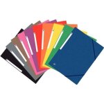 Oxford paquet de 10 chemises 3 rabats  lastiques top file + en carte lustre