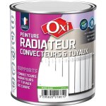Peinture radiateur - oxi - satin�e - 05 l - blanc - acrylique