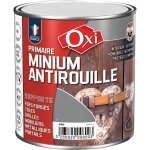 Primaire antirouille - oxi - minium - 500 ml - solvant - satin - mtaux ferreux