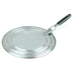 Oxo good grips couvercle antiprojection avec poigne 33 cm gris