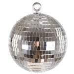 Boule  facettes - ptit clown - re23457 - argent - 15 cm - dcoration de fte  suspendre