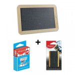 Pack 1 ardoise noire + bote de 10 craies blanches + 1 brosse