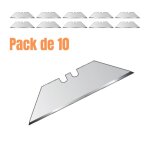 Pack de 10 lames de cutter trap�zo�dales l. 60mm