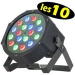 Pack de 10 parled181 dmx projecteurs 100%led a prix fou idéal bar club discothèque orchestre soirée dansante ... Pack de 10 parled181 dmx projecteurs 100%led a prix fou idéal bar club discothèque orchestre soirée dansante ...