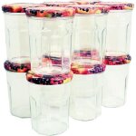 Pack 12 confituriers 385 ml - couvercle fruit