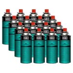 Pack 16 bouteilles de gaz butane 227gr cartouche gaz camping compacte encliquetable r�chaud d�sherbeur ...