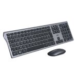 Pack 2 en 1 - we - clavier et souris - sans fil - gris - noir