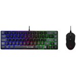 Pack 2 en 1 - the g lab - combo hydrogen bkg - clavier azerty - souris filaire - noir