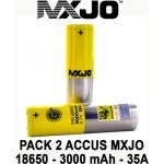 Pack 2 accus mxjo 18650 de 3000 mah - 35a - flat top + etui de protection. certifié authentique. une ... Pack 2 accus mxjo 18650 de 3000 mah - 35a - flat top + etui de protection. certifié authentique. une ...