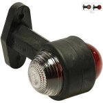 Pack de 2 feux de gabarit position 12v rouge / blanc pour remorque semi Pack de 2 feux de gabarit position 12v rouge / blanc pour remorque semi