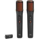 Pack de 2 microphones sans fil - jbl - easy sing mics - noir