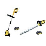 Pack 2 outils taille - haies et coupe - bordure nemura 20v - jaune Pack 2 outils taille - haies et coupe - bordure nemura 20v - jaune
