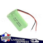 Pack 2 piles batterie accu 2. 4v aa rechargeable 800mah ni - mh nimh Pack 2 piles batterie accu 2. 4v aa rechargeable 800mah ni - mh nimh