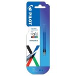 Pack 2 recharges frixion ball 4 couleurs - encre gel effaable - pointe fine bleu