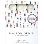 Pack de 24 bougies chauffe - plats - le chat - lintemporelle - blanc pur Pack de 24 bougies chauffe - plats - le chat - lintemporelle - blanc pur