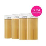 Pack 24 cartouches cire jetable - xanitalia - miel - 100 ml - cire chaude - mixte Pack 24 cartouches cire jetable - xanitalia - miel - 100 ml - cire chaude - mixte