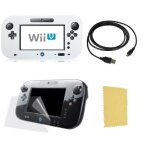 Pack 3 en 1 nintendo wii u gamepad : housse silicone blanc - chargeur usb 3. 0 - protection écran Pack 3 en 1 nintendo wii u gamepad : housse silicone blanc - chargeur usb 3. 0 - protection écran