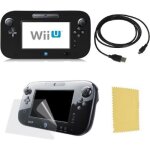 Pack 3 en 1 nintendo wii u gamepad : housse silicone noir - chargeur usb 3. 0 - protection écran Pack 3 en 1 nintendo wii u gamepad : housse silicone noir - chargeur usb 3. 0 - protection écran